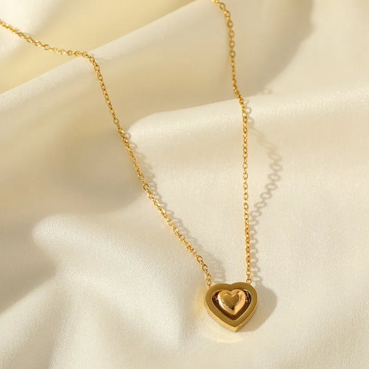 Midel Heart Pendant Necklace For Women