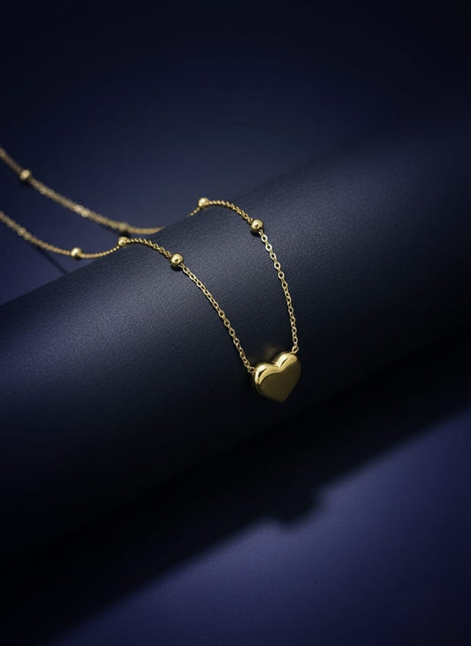 Cute Little Hearts Charm Sleek Necklace For Women