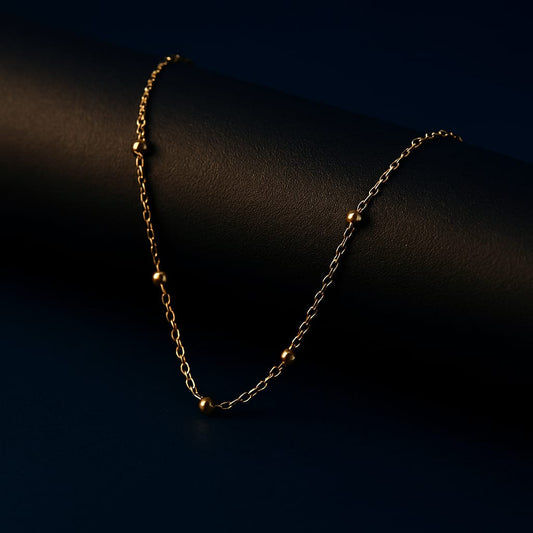 Distant Sphere Necklace Ball Chain For Women